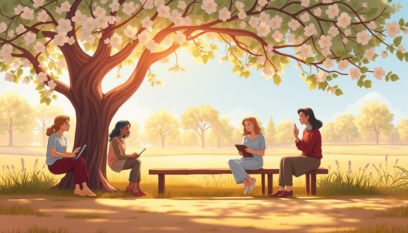 A calm landscape representing the inner child healing process